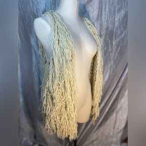 Altar’d State 100% acrylic knit fringe boho-style vest